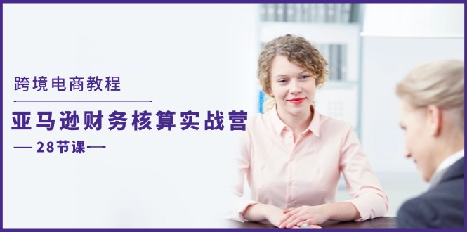 （11706期）跨境电商教程：亚马逊-财务核算实战营（28节课）-网创资源站
