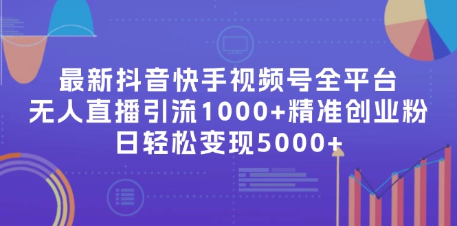 （11970期）最新抖音快手视频号全平台无人直播引流1000+精准创业粉，日轻松变现5000+-网创资源站