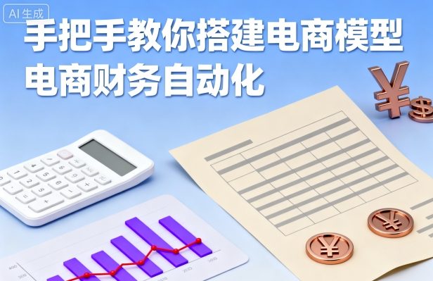 手把手教你搭建电商模型-电商财务自动化-网创资源站