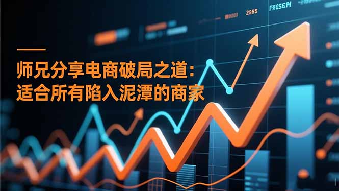 师兄分享电商破局之道：适合所有陷入泥潭的商家-网创资源站
