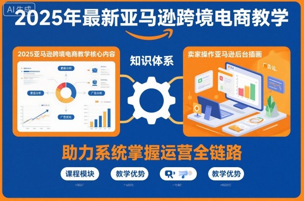 2025年最新亚马逊跨境电商教学，助力卖家系统掌握亚马逊运营全链路知识-网创资源站