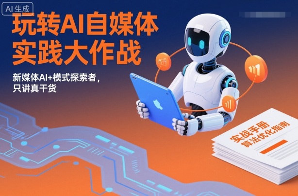 玩转AI自媒体实践大作战，新媒体AI+模式探索者，只讲真干货-网创资源站