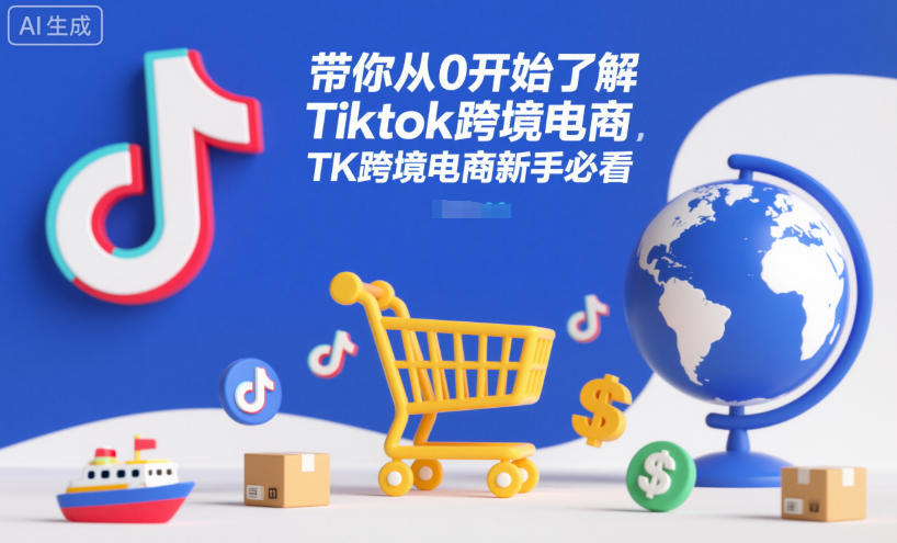 带你从0开始了解Tiktok跨境电商，TK跨境电商新手必看-网创资源站