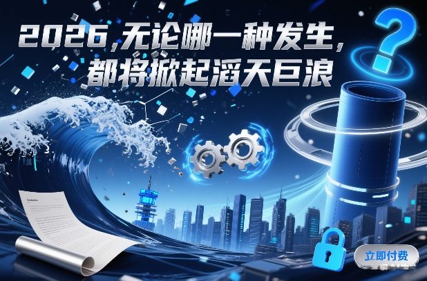 付费文章：2026，无论哪一种发生，都将掀起滔天巨浪-网创资源站