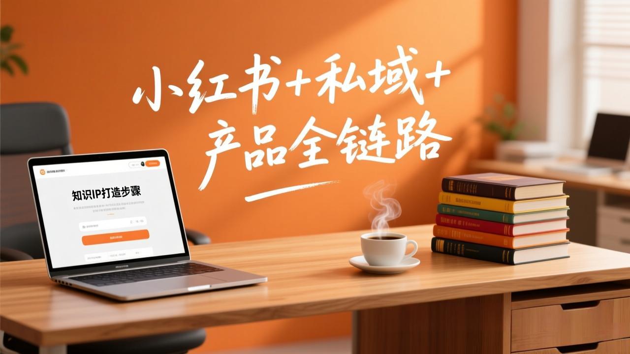 个人IP系统变现课2026，小红书+私域+产品全链路，手把手教你打造年入百万的知识IP-网创资源站
