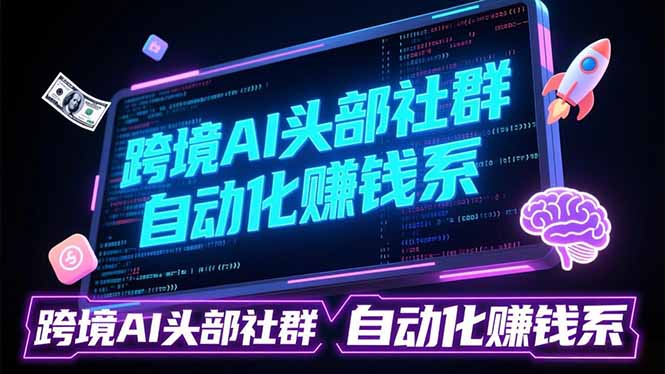 跨境AI头部社群前沿精选：聚焦可落地的AI实战经验，快速构建你的自动化赚钱系-网创资源站