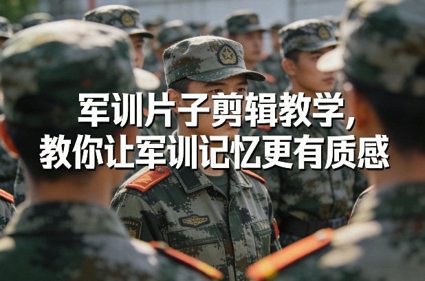 军训片子剪辑教学，教你让军训记忆更有质感-网创资源站