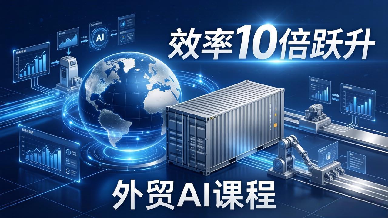 外贸人AI破局课：从零部署n8n搭建数字员工，让AI自动执行复杂工作流，效率10倍跃升-网创资源站