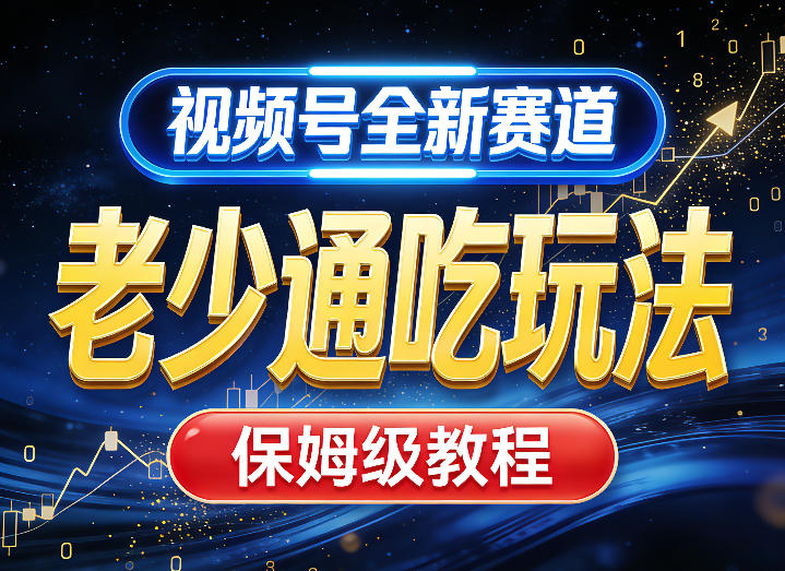 视频号全新AI赛道，老少通吃玩法，保姆级教程-网创资源站