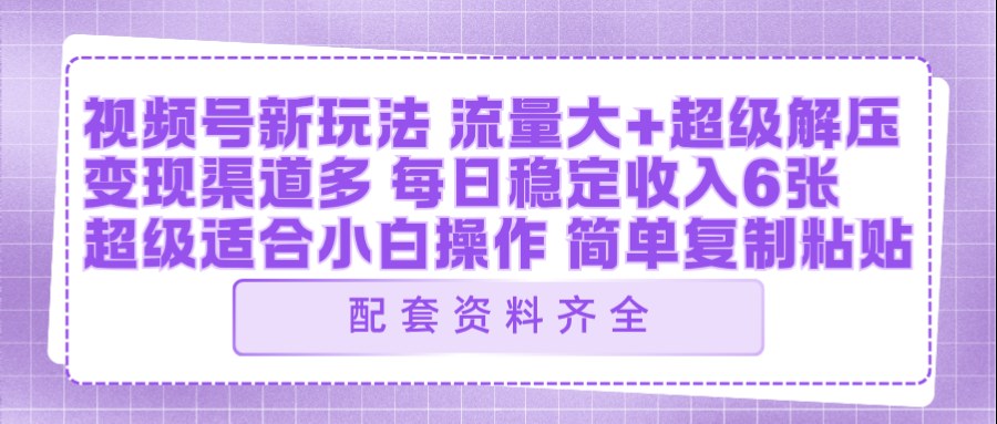 视频号新玩法：ai飞行视频玩法，每日稳定入账5张左右【配套齐全】-网创资源站