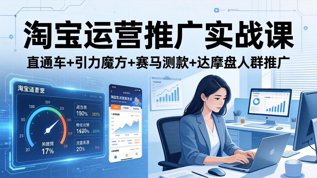 淘宝运营推广实战课(更新26年4月-网创资源站