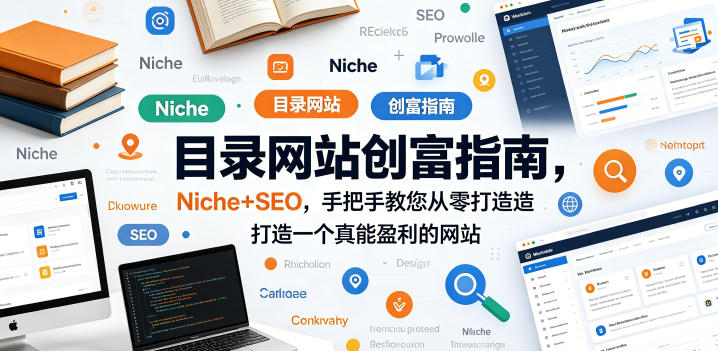 目录网站创富指南，Niche+SEO，手把手教您从零打造打造一个真能盈利的网站【原创双语字幕】-网创资源站