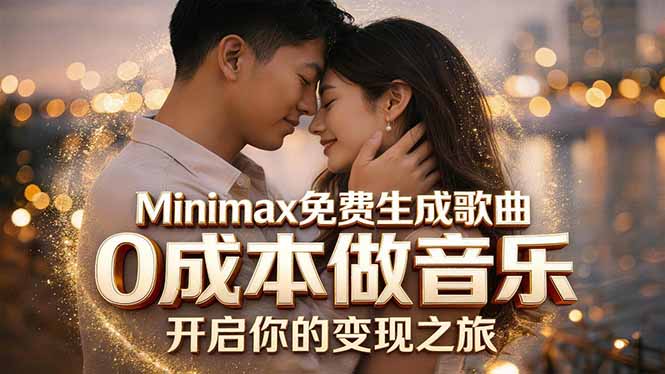 Minimax免费生成歌曲实测！0成本做音乐，说唱流行Lofi一键生成-网创资源站