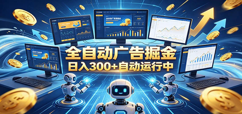 自动广告G机，日入300+，正规平台，广告浏览获益，时间自由，适合各类人群日常增收-网创资源站