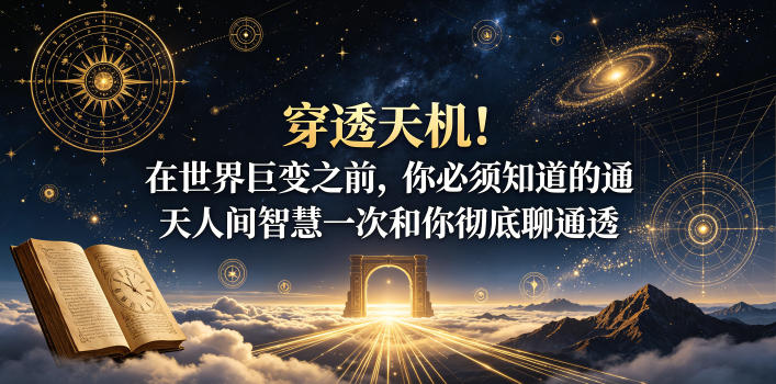 付费文章：穿透天机！在世界巨变之前，你必须知道的通天人间智慧一次和你彻底聊通透-网创资源站