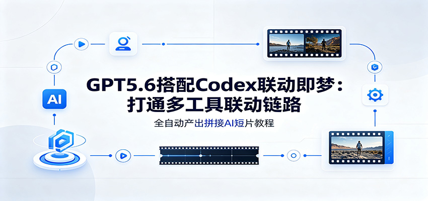 GPT5.6搭配Codex联动即梦：打通多工具联动链路，全自动产出拼接AI短片教程-网创资源站