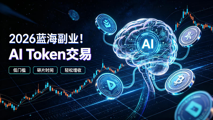 2026全新风口副业｜AI智能Token交易，空闲时间轻松 賺 收益，无需全天盯盘【揭秘】-网创资源站