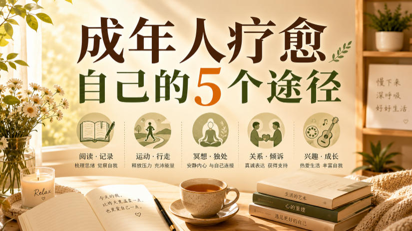 付费文章：成年人疗愈自己的5个途径-网创资源站