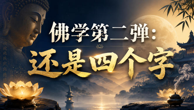 付费文章：佛学第二弹：还是四个字-网创资源站