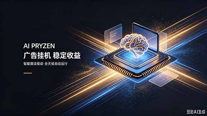 AI Pryzen 广告挂机｜24小时自动跑，日入300-500，新手零门槛-网创资源站