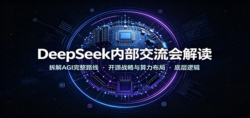 DeepSeek内部交流会解读：拆解AGI完整路线，开源战略与算力布局底层逻辑-网创资源站