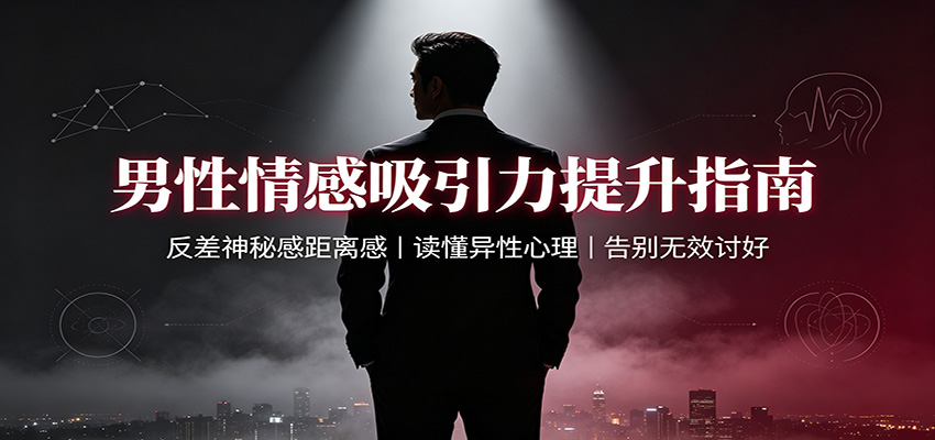 男性情感吸引力提升指南：反差神秘感距离感，读懂异性心理，告别无效讨好-网创资源站