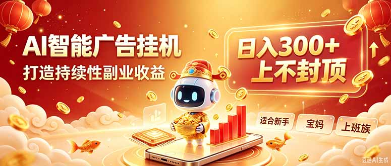 告别手动干活！AI自动化，解锁线上被动收益-网创资源站