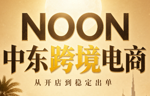 NOON中东跨境电商：从开店到稳定出单(更新2026)-网创资源站