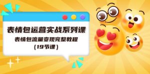 （11511期）表情包运营实战系列课，表情包流量变现完整教程（19节课）-网创资源站