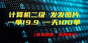 （11715期）计算机二级，一单19.9 一天能出100单，每天只需发发图片（附518G资料）-网创资源站