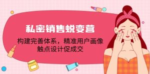 私密销售蜕变营：构建完善体系，精准用户画像，触点设计促成交-网创资源站