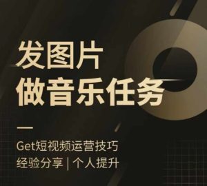 头条图文音乐任务，发图片做音乐任务，简单易上手-网创资源站