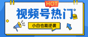 视频号分成计划热门赛道，把握流量，小白也能逆袭-网创资源站