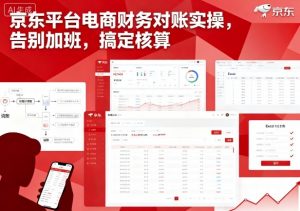 京东平台电商财务对账实操，告别加班，搞定核算-网创资源站