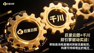 巨量云图+千川双引擎驱动实战：帮助高消耗直播间突破流量瓶颈，构建可…-网创资源站