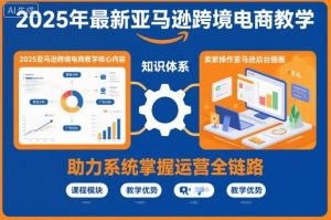 2025年最新亚马逊跨境电商教学，助力卖家系统掌握亚马逊运营全链路知识-网创资源站