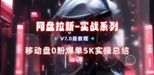 移动云盘项目，我们自己实操爆单一周4000与经验总结-网创资源站