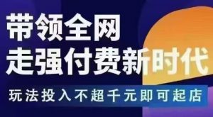 王校长拼多多无限活动流，带领全网走强付费新时代，玩法投入不超千元即可起店-网创资源站