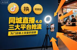同城直播实操班4.0，三大平台抢流，为门店插上流量的翅膀-网创资源站
