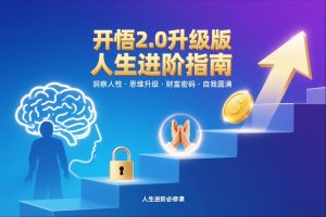 开悟2.0升级版人生进阶指南，洞察人性-思维升级-财富密码-自我圆满-网创资源站