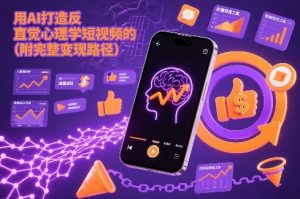 用AI打造“反直觉”心理学短视频的流量密码(附完整变现路径)-网创资源站