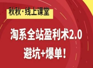 淘系全站盈利术2.0，避坑+爆单-网创资源站