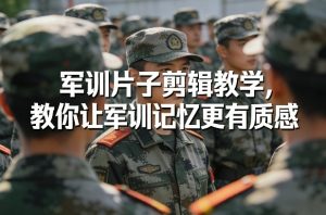 军训片子剪辑教学，教你让军训记忆更有质感-网创资源站