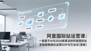 阿里国际站运营课：一套基于AI与2026新算法的阿里国际站全链路精细化运营SOP与方法论(更新-网创资源站