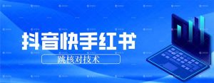 抖音 快手 小红书跳核对技术，两个方式，手机端和电脑端-网创资源站