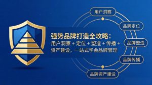 强势品牌打造全攻略：用户洞察 + 定位 + 塑造 + 传播 + 资产建设，一站式学会品牌管理-网创资源站