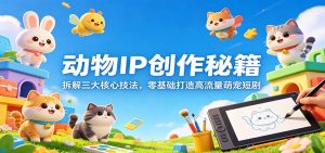 动物IP创作秘籍：拆解三大核心技法，零基础打造高流量萌宠短剧-网创资源站