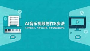 AI音乐视频创作8步法：从写歌到成片，无需专业功底，新手也能快速出作品-网创资源站