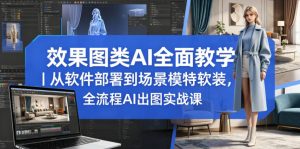 效果图类AI全面教学|从软件部署到场景模特软装,全流程AI出图实战课-网创资源站