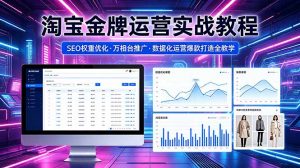 2026 淘宝金牌运营实战教程，SEO权重优化万相台推广，数据化运营爆款打造全教学-网创资源站
